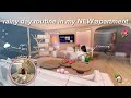 my rainy day routine in my NEW apartment! |moving ep.4| Bloxburg Family Roleplay |w/voices