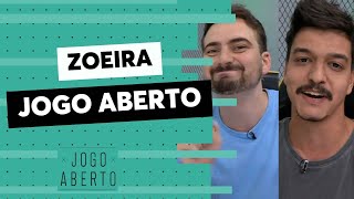 Zoeira Jogo Aberto: Cappellanes e Gabriel Amorim trocam provocações sobre Palmeiras x Corinthians