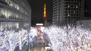 DSCF5301クリスマス20151214六本木ヒルズ から東京タワー・ライトダウンストーリー