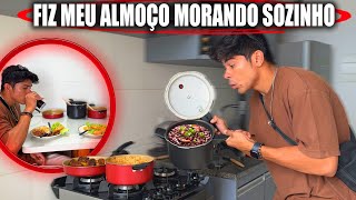 FAZENDO MEU ALMOÇO MORANDO SOZINHO ( E ATUALIZAÇAO SOBRE AS COMPRAS )