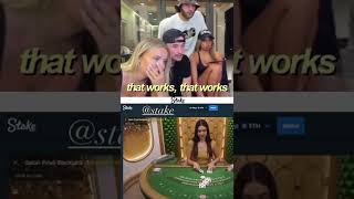 CORINNA KOPF WON 10K IN STAKE BET #shorts #youtubeshorts #corrinakopf #stake