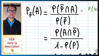 📝PDF | COMPÉTENCE | Comparer deux probabilités conditionnelles | PRE-MAT-PRO-EX4-Q5