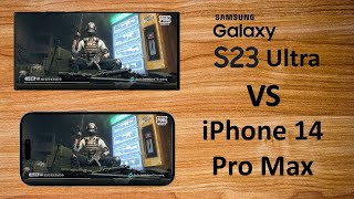 PUBG MOBILE: Samsung Galaxy S23 Ultra vs iPhone 14 Pro Max