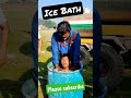Ice Bath viral shorts video by chiinu saidpur physical #army #shorts #icebaths #mrbeast #delhichalo