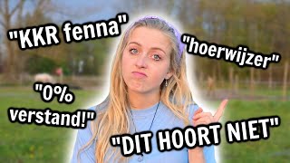 REAGEREN OP DE GEKSTE HAAT REACTIES! 😮‍💨