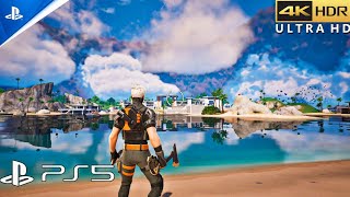 Fortnite (PS5) 4K 60FPS HDR Gameplay (Chapter 4 Season 4)