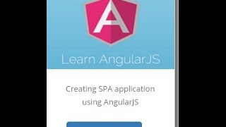 Part1: Creating Single Page Application using AngularJS