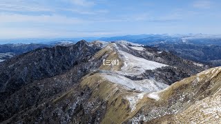 【三嶺】名頃登山口から登ってきました！前日に降った雪が思いのほか積もってて雪山が復活！2024年2月24日