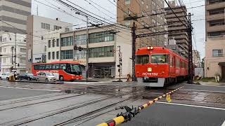 【ダイヤモンドクロッシング】伊予鉄道 大手町駅