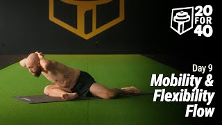 40 Day Bodyweight Fitness Challenge | No Talking, All Levels || Day 9 - Mobility & Flexibility Flow