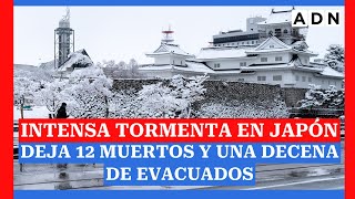 🚨 TORMENTA de NIEVE en Japón deja 12 muertos y una decena de evacuados