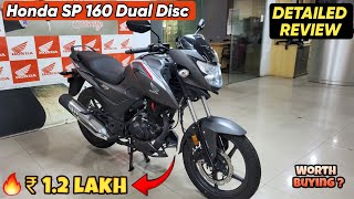 New Honda SP 160 Dual Disc 2024 Model Review in Hindi | On Road Price | Mileage