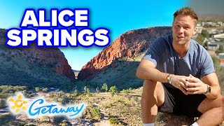 Lincoln Lewis e-bikes his way through Simpson's Gap in Alice Springs | Getaway