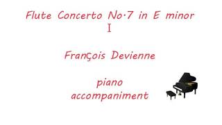 F.Devienne: Flute Concerto No.7 in E Minor, Ⅰ Allegro  Piano accompaniment