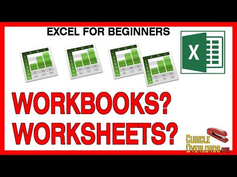 What are workbooks and worksheets? – Microsoft Excel for beginners