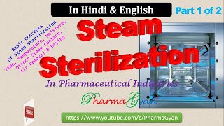 Steam Sterilization or Autoclaving, Basic concepts Part 01 of 02