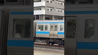 6/11 415-1501+-1517福間行き千早発車🟦🟦#jr九州 #415系 #千早駅