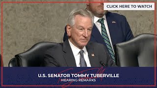 Senator Tuberville Questions Commanders of U.S. Southern Command and Northern Command