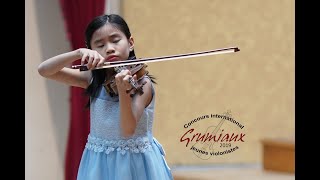 Nguyen Le  NGUYEN - 10 yo - Vietnam - 1st Prize - International Grumiaux Competition 2019