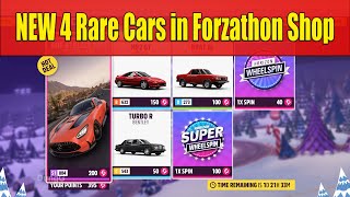 NEW 4 Rare Cars in Forzathon Shop Forza Horizon 5