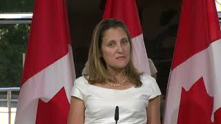 Canada's Chrystia Freeland says 'win-win-win' deal within reach