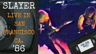 Slayer Live in San Francisco CA November 3 1986 FULL CONCERT