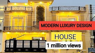 5.25 MARLA BEAUTIFUL ❤️ ULTRA MODERN HOUSE IN CANAL VALLEY LAHORE 🏡 #viral #design #youtubevideo