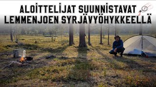 Aloittelijat suunnistavat Lemmenjoen syrjävyöhykkeellä