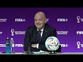 today i feel gay today i feel disabled remarkable infantino speech ahead of qatar world cup