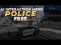 AI POLICE INTERACT MENU *FREE* | FiveM Roleplay Scripts | FiveM Tutorial 2024 | MJ DEVELOPMENT
