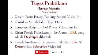 Tugas Persegi Panjang - Operator Aritmatika JAVA