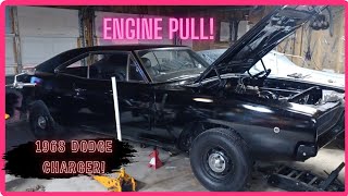 1968 Dodge Charger Engine Pull!