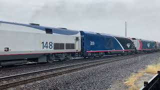 Amtrak 6 with new ALC-42s 308 and 309(Phase 7)