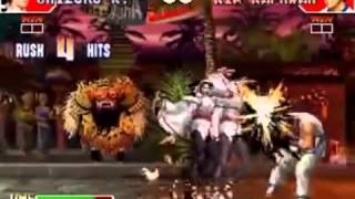 ザ・キング・オブ・ファイターズ９７　神楽ちづるの超必殺技　　Super finisher of KOF97 Chizuru Kagura