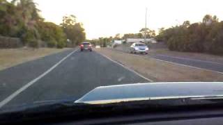 BF Falcon XR8 onboard while driving