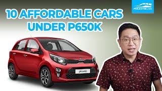 10 value-packed cars under P650,000 (2021 Update) | Philkotse Top List (w/ English Subtitles)