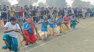 The Santal Traditonal Archery 🎯 (Bejha-tunj  ) Competition  at Kachugaon, assam. 10/ December 23.