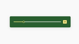 Range Slider Creation Using Html, Css And Javascript | Customizing Range Sliders Using Javascript