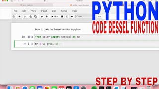 ✅ How To Code The Bessel Function In Python 🔴