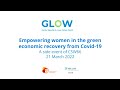 Empowering women in the green economic recovery from Covid-19 – CSW66