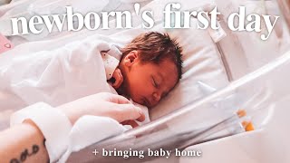 Newborn's First 24 Hours! + Bringing Baby Home