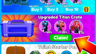 NEW EP 73 PART 2 UPDATE 😱 NEW UPGRADED TITAN CRATE IS COMING SOON! 😍 - Roblox To
