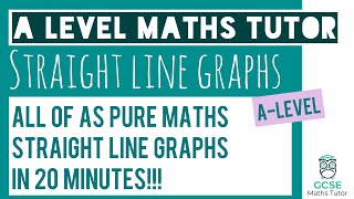 All of Straight Line Graphs in 20 Minutes! | Chapter 5 | A-Level Pure Maths Revision