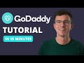 GoDaddy Website Builder Tutorial 2024