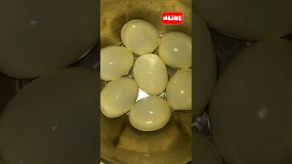 Exactly How to boil eggs perfectly🔥 | Boiled eggs without crack #shorts #viral #youtubeshorts