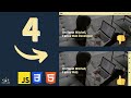 Build FOUR Vanilla JavaScript ANIMATIONS for STATIC Website