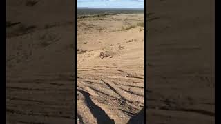 Hudson Hope BC sand dunes. 2022 crf450 wheeling #shorts