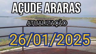 ‼️SENSACIONAL‼️AÇUDE ARARAS 26/01/2025 ✅ APÓS CHUVAS, REGISTRA MAIS UM AUMENTO #açudeararashoje