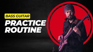 Bass Guitar Practice Routine #basslessons #bassguitar #practiceroutine