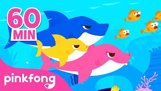 Baby Shark Doo Doo Doo 60 Min Compilation Baby Shark Remix Baby Shark